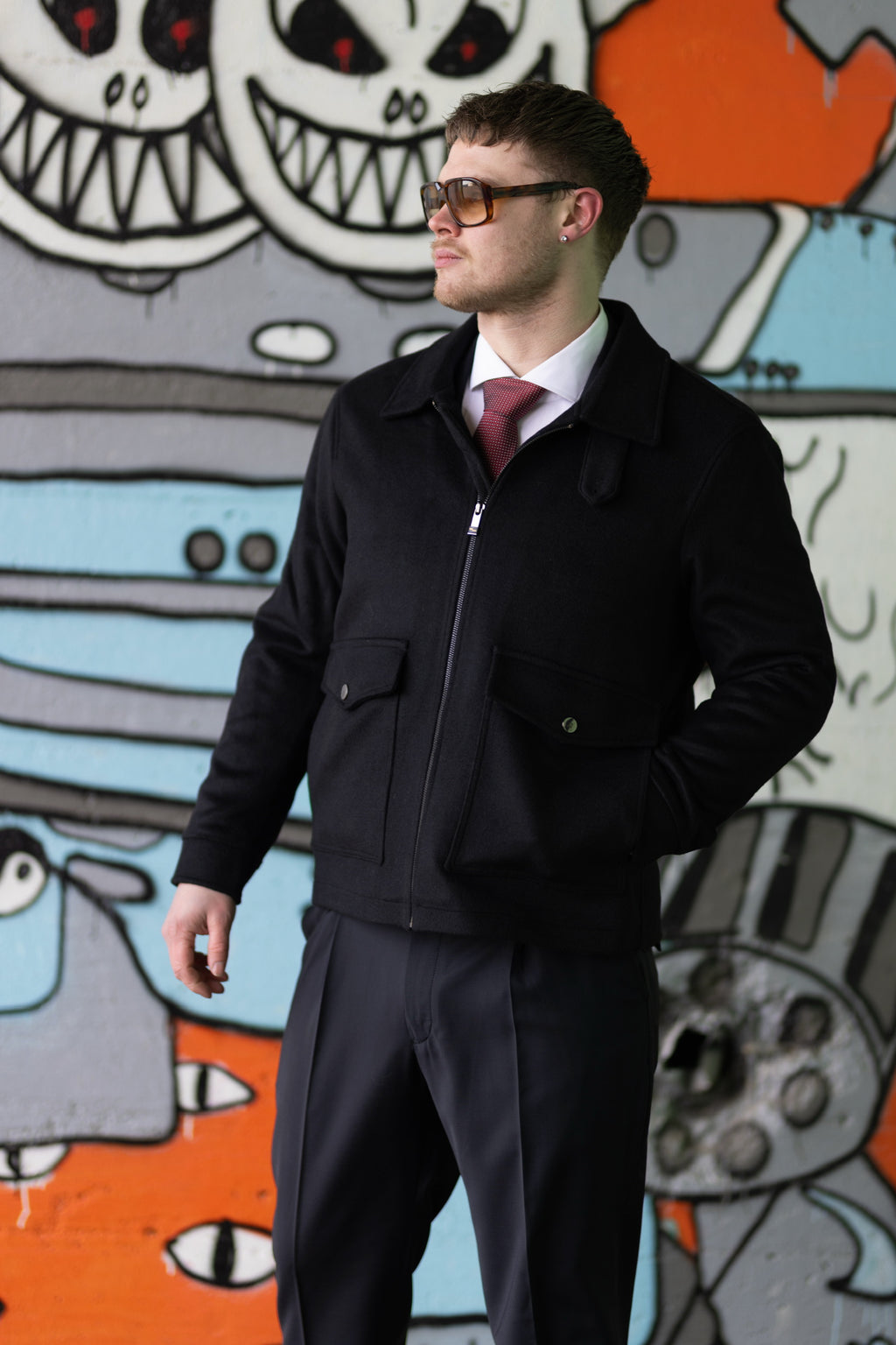 Svartur jakki