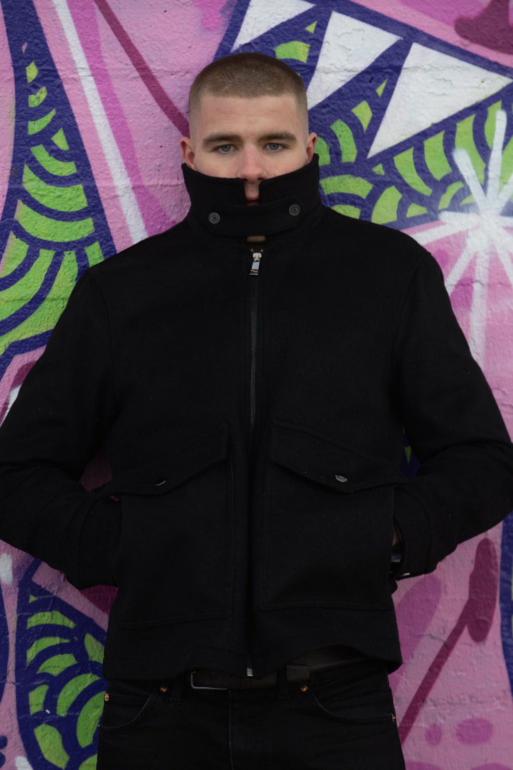 Svartur jakki