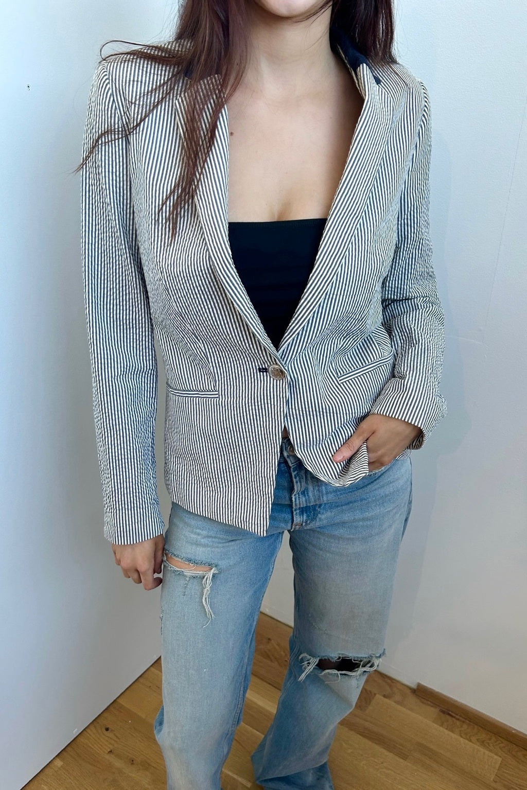 MANGO - striped blazer